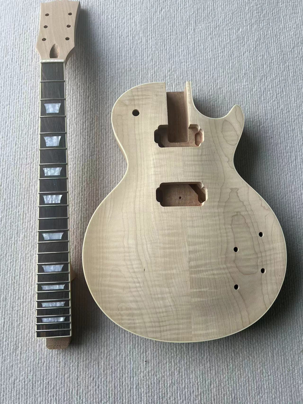 DIY 3A flame maple LP kits – DIY Guitar kits shop